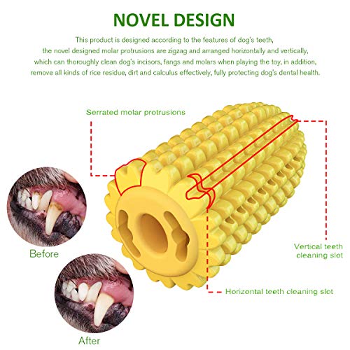 HORYDIA Juguetes para Perros Indestructible et Resistentes a la Mordedura Juguetes para Masticar Perros de Goma Natural Juguete para Limpieza Interactivos de Dientes de Perro.