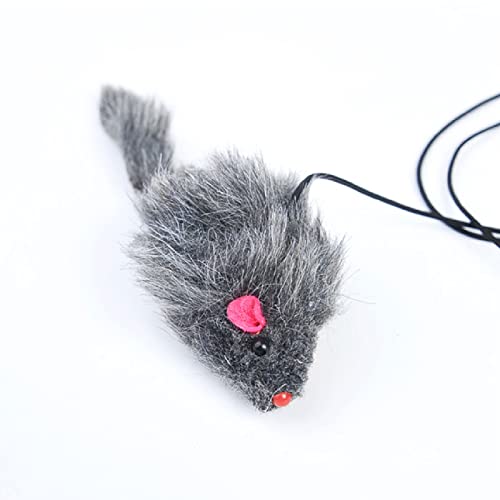 Houozon Juguetes interactivos de Plumas para Gatos, ratón de Cuerda retráctil para Puertas Colgantes autoexcitado, Juguetes Divertidos para Gatos, utilizados para Que los Gatos jueguen en Interiores