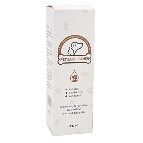 Hozee Limpiador de Oídos para Mascotas, Limpiador de Oídos óticos Eliminación de Suciedad Seguro Mantener Limpio para Perros para Gatos para Mascotas