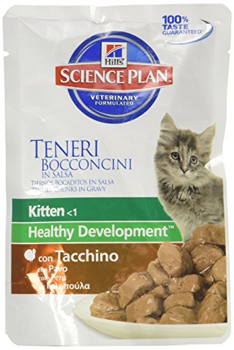 HSP Feline Kitten Pavo Pouch Caja 12X85GR