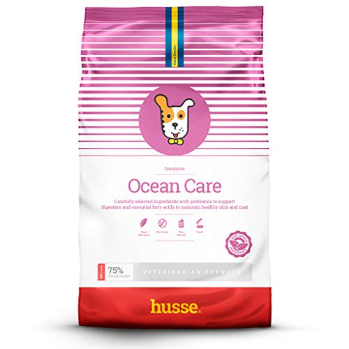 Husse - Ocean Care 12,5 Kg | Pienso para Perros | Función Gastrointestinal y Hipoalergénica | Sabor Salmón Ingredientes