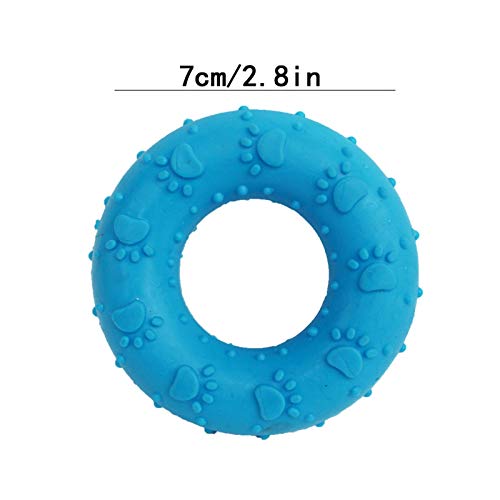 HyiFMY 3pc Pet Circle MASCHOTY Toy, TRP Donuts de Goma de Juguete de Entrenamiento, para Grandes réculos medianos Perros pequeños Cachorros Regalos de cumpleaños