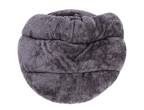 IBLUELOVER Niche Gato Cama Perro Peluche Nid de Perro Pequeño Perro Interior Triángulo Cojín Cama Animal de Compañía Manta Plegable Regalo Navidad