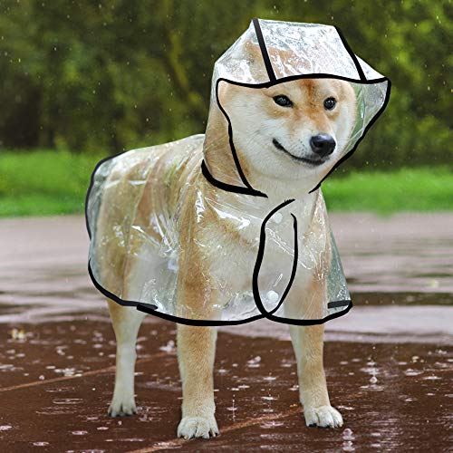 Idepet - Poncho Impermeable y Cortavientos con Capucha para Perros pequeños y medianos, como Chihuahuas