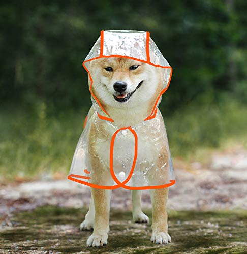 Idepet - Poncho Impermeable y Cortavientos con Capucha para Perros pequeños y medianos, como Chihuahuas