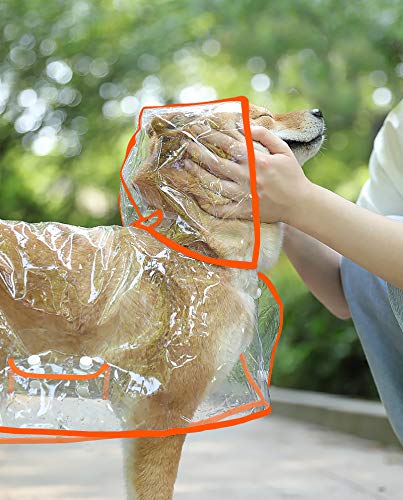 Idepet - Poncho Impermeable y Cortavientos con Capucha para Perros pequeños y medianos, como Chihuahuas