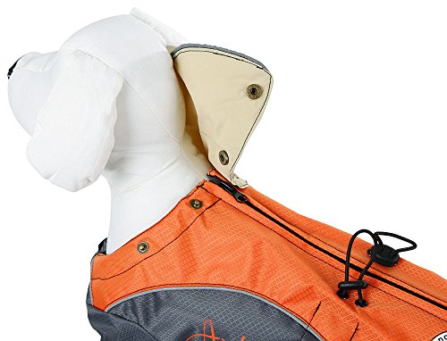 Impermeable London XXXL, Naranja/Gris, 70 cm