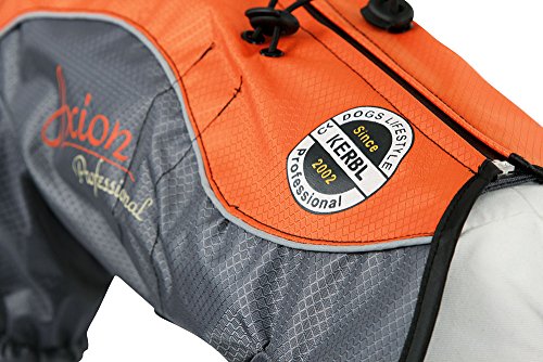 Impermeable London XXXL, Naranja/Gris, 70 cm