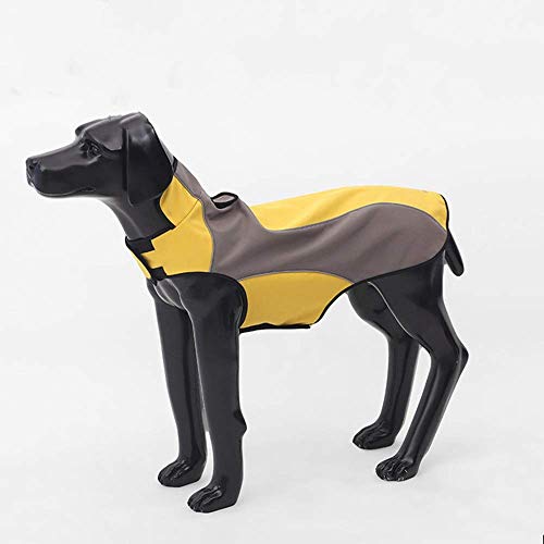 Impermeable para Perros Mascota Ropa para Perros Impermeable Chaqueta Impermeable para Perros Invierno Ropa Cálida para Mascotas Al Aire Libre 2 Colores Chaqueta Impermeable para Perros Suministros P