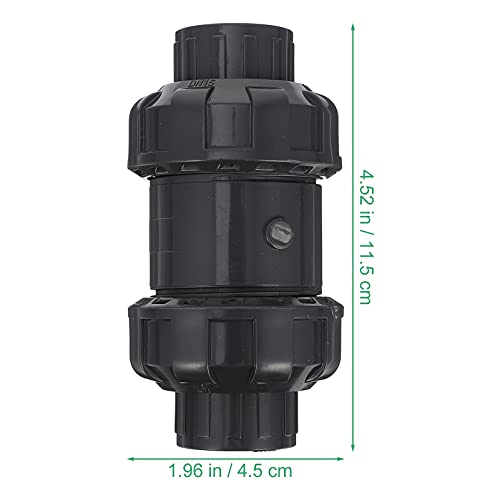 iplusmile Válvulas de Retención en Línea Aceite Combustible Agua Gas Aire One Way Válvulas de Retención Alta Temperatura Y Resistencia a La Corrosión Tanque de Peces Pumpmedicinal