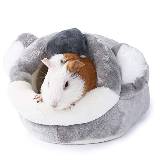 JanYoo Hámster Guinea Pig Suministros Accesorios Cama Casa Erizo Jaula Suministros Chinchilla Ferret Rata Gerbil