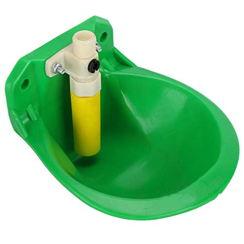 Jarchii Comedero para Beber con válvula táctil de Forma Integral, Bebedero de Agua, para comederos de ovejas de Granja(Plastic amniotic Fluid Bowl)