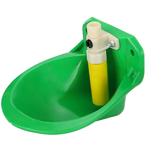 Jarchii Comedero para Beber con válvula táctil de Forma Integral, Bebedero de Agua, para comederos de ovejas de Granja(Plastic amniotic Fluid Bowl)