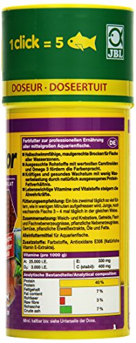 JBL Comida de Colores para Peces de Acuario, granulado, novogranocolor