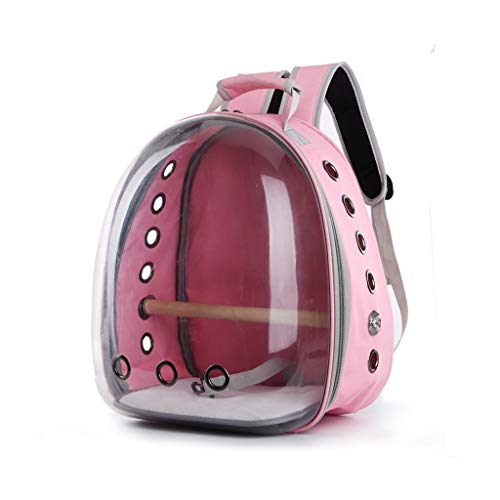 JINLIAN205-SHOP jaulas para pajaros Pet Carrier Mochila, Ave Perro Portador del Gato Mochila del Hombro, Innovador Espacio de visión panorámica portátil Cápsula Mascota Jaula periquitos (Color : C)