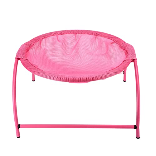 Jopwkuin Cama para Gatos, Hamaca para Mascotas, Tela De Malla Suave, Suministros para Mascotas, Cama para Gatos para Dormir, para Gatos, para Scottish Fold American Bobtail, Poodle(Rosado)