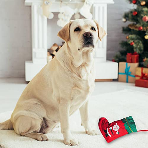 Juguete de cuerda para perro de Navidad, árbol de Navidad, anillo de huesos de caña, hombre de jengibre, calcetín de alce, juguetes para masticar cachorros para la limpieza de la dentición, pequeño, m