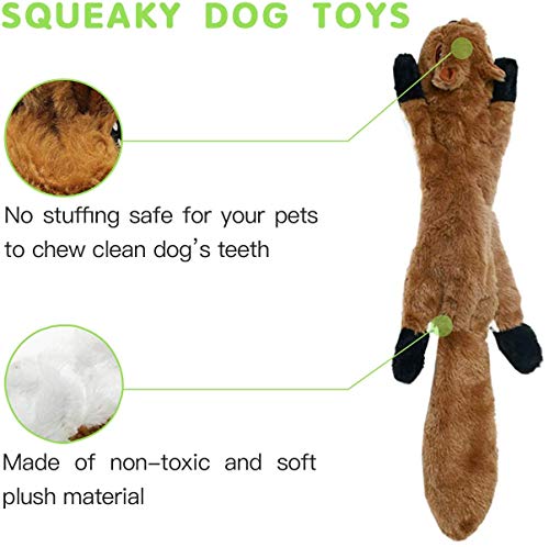 Juguete de Peluche para Perro, Juguetes para Masticar con Perro sin Relleno, para Cachorros Perros Pequeños Mascotas (Style A)