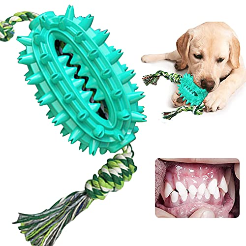 Juguete Molar para Mascotas Multifuncional,Juguete mordedor para Mascotas,Juguete para Perros con Ventosa,Pelota de Limpieza de Juguete Molar para Mascotas (B)