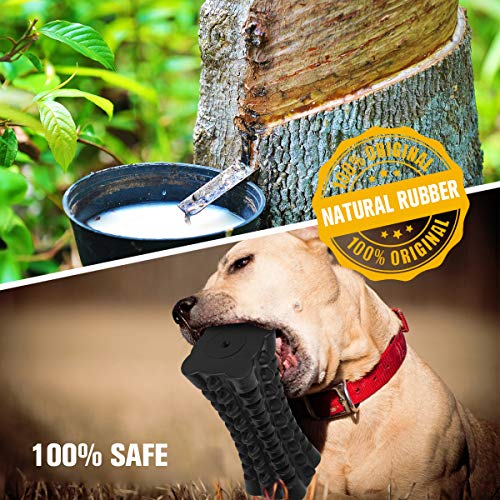 Juguetes chillidos para perros VANFINE, casi indestructibles, resistentes y duraderos, para perros grandes, juguetes para perros chirriantes, juguetes para cachorros con goma natural no tóxica