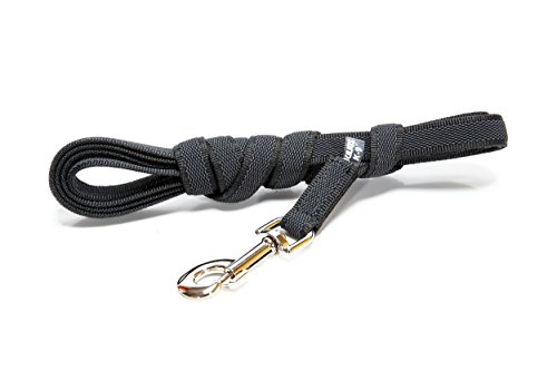 Julius-K9 218GM-3 - Correa de Perro del Estupendo, Negro (Negro - Gris), 14 mm x 3 m, 1 unidad