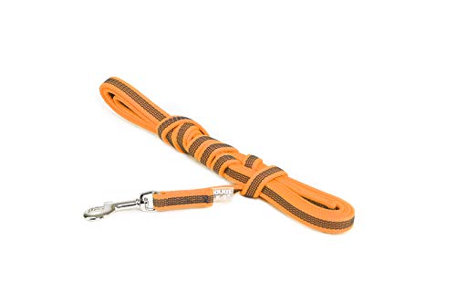 Julius-K9 218GM-OR-S3 - Correa de Perro del Estupendo, Naranja (Naranja-Gris), 14 mm x 3 m, 1 unidad