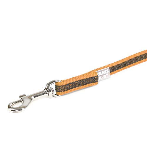 Julius-K9 218GM-OR-S3 - Correa de Perro del Estupendo, Naranja (Naranja-Gris), 14 mm x 3 m, 1 unidad