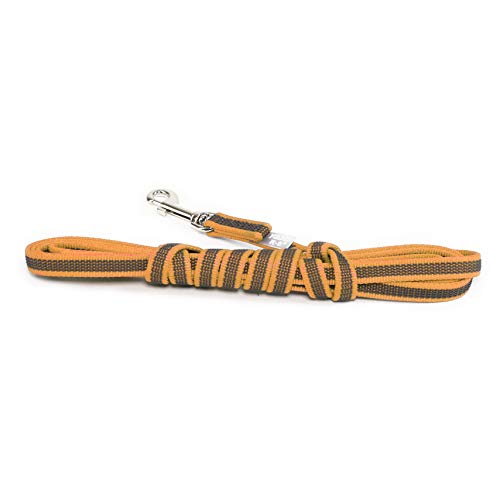 Julius-K9 218GM-OR-S3 - Correa de Perro del Estupendo, Naranja (Naranja-Gris), 14 mm x 3 m, 1 unidad