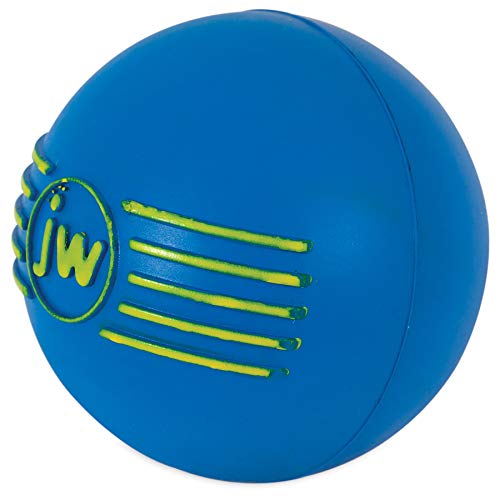 JW JW43031 Juguete Isqueak Ball Madium, Pelota De Goma Gruesa para Perros, M