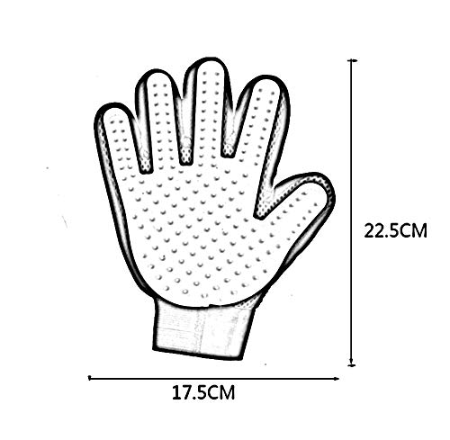 JZDCSCDNS Guantes para Mascotas, Cepillo para Quitar, a Prueba de Cortes, Anti-mordida, Anti-pinchazos, Antideslizantes, adecuados para la depilación de Animales,Rosado