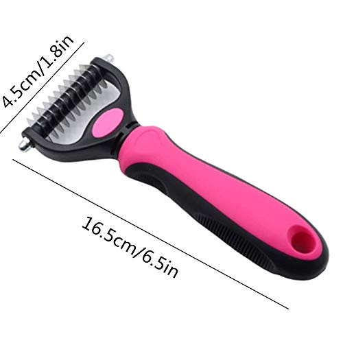 JZTRADING Cepillo para Arrojar Perros Cepillo para El Pelo para Perros Aseo para Gatos Peine para Perros Peine para Perros De Acero Inoxidable Productos De Limpieza s-11 Blades