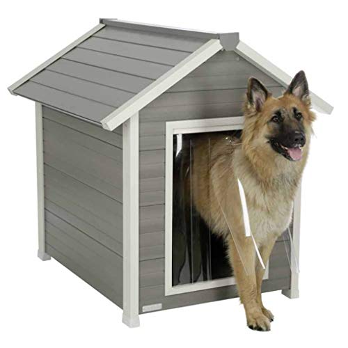 Kerbl ECO Caseta para Perros Hendry Articulos Mascotas Gris/Blanca 88x98x101cm