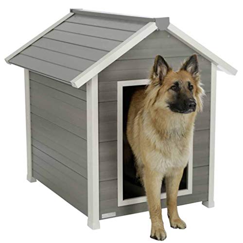 Kerbl ECO Caseta para Perros Hendry Articulos Mascotas Gris/Blanca 88x98x101cm