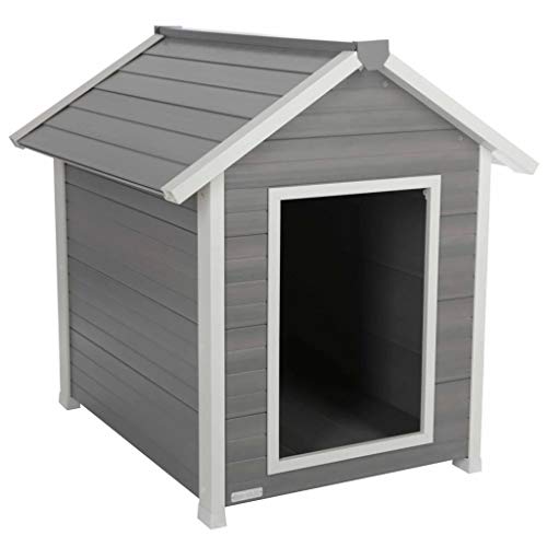 Kerbl ECO Caseta para Perros Hendry Articulos Mascotas Gris/Blanca 88x98x101cm