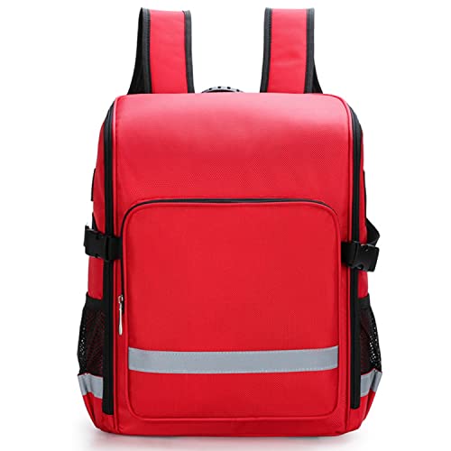 Kit de Primeros Auxilios portátil Bolsa de Primeros Auxilios Mochila de Trauma vacía, Kit de Supervivencia de Emergencia médica para EMS, Camping, Senderismo, Salud en el hogar, Viajes de Campo