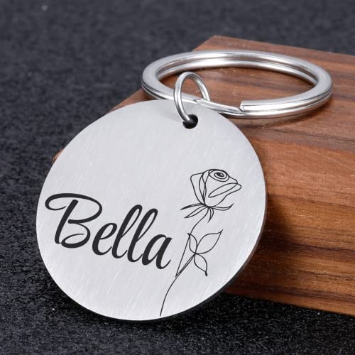 krui Chapa Perro Grabada Personalizada,Collares Perros Personalizados,Collar Personalizado Perro,Collar para Perros con Nombre,Cosas para Perros,Pajaritas para Perros (20X20mm,Negro)