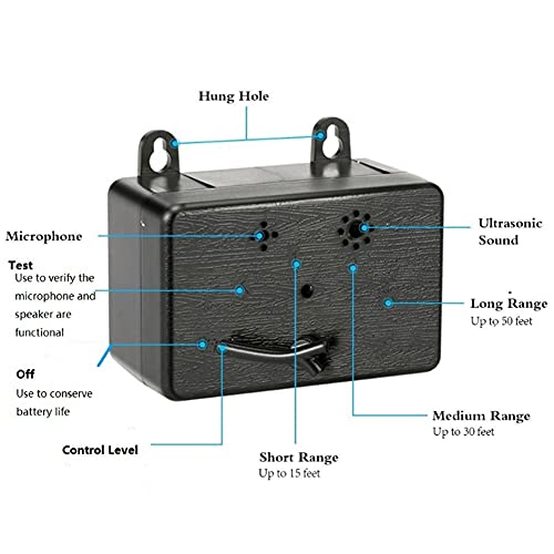 LANGYA Anti-Bark Control Box Dispositivos de Entrenamiento ultrasónico Cachorro al Aire Libre Sonic Silencer Herramientas Repelente Perro ladrando tapón