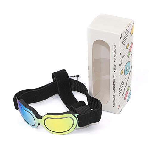 LANZHEN-RY Gafas de Perro Gafas de Sol para Perros de Mascotas Gafas Ajustables Gafas de Sol para pequeños Perros Grandes Gafas de Gafas al Aire Libre Perrito Perrito Cachorro Mascota para Mascotas