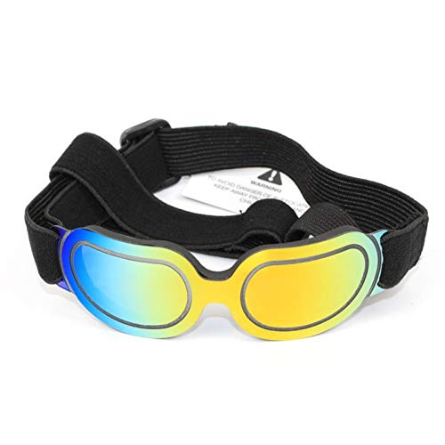 LANZHEN-RY Gafas de Perro Gafas de Sol para Perros de Mascotas Gafas Ajustables Gafas de Sol para pequeños Perros Grandes Gafas de Gafas al Aire Libre Perrito Perrito Cachorro Mascota para Mascotas