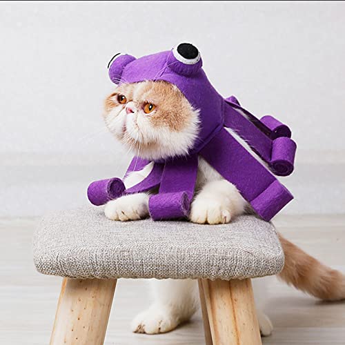 Las Mascotas se convierten en el Tocado de Pulpo, el Gato Gracioso y el Casquillo de los Perros, la Personalidad Creativa de Halloween y los Accesorios de Navidad