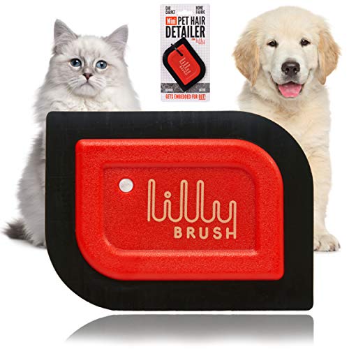 Lilly Brush Cepillo quitapelo de perros y gatos, elimina el pelo de mascotas