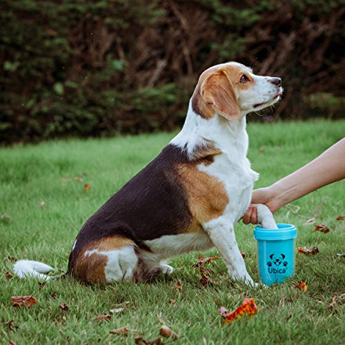 Limpiador de Patas para Perros y Gatos de Ubica - Con suaves cerdas de silicona - Fácil de usar - Elimina: barro, tierra y suciedad - Suave y seguro para su mascota - Colores:azul