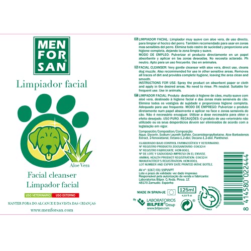 Limpiador facial para perros, 125ml