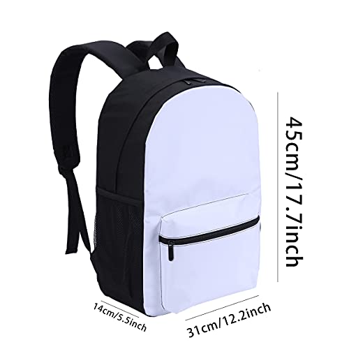 lixiaochao Mochila de moda para adolescentes Gatos y perros Mochila para adultos Mochila de senderismo, que ahorra trabajo, transpirable, mochila de viaje （45x30x15cm） Mochila impresa en 3D