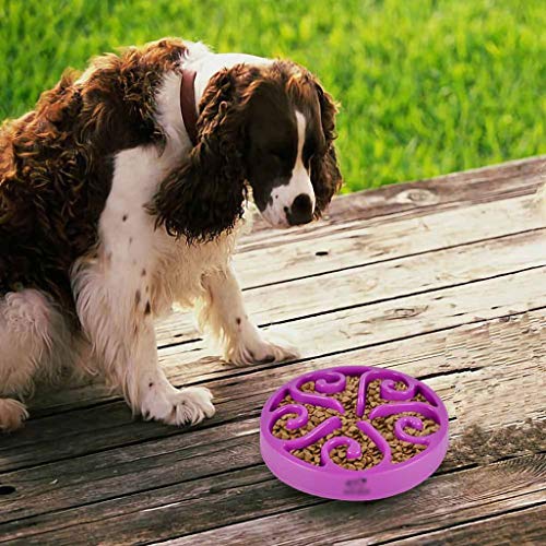 LOFAMI Comederos Anti-desbordamiento Alimentador Lento para Perros Bloat Stop Tazones de Comida para Perros Laberinto Antideslizante Cat Dog Pet Bowls Pet Fun Feeder Bowls Platos para Perros