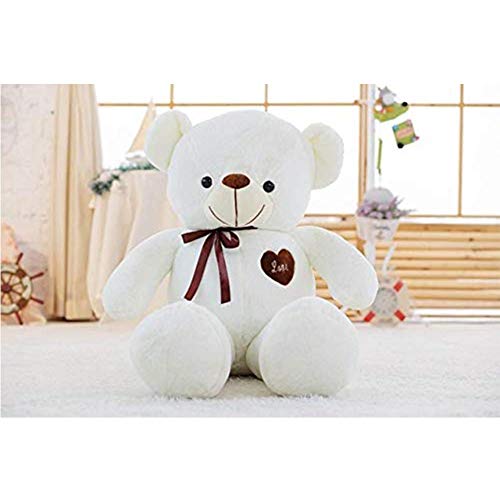 LXZSP Peluche de Oso de Peluche con Cinta, Osos Grandes para niños, Almohada Gigante, muñeca, Regalo para Novia, Regalos de cumpleaños, Adornos