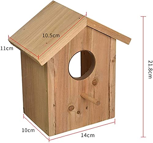 M3 Decorium Casa de Aves al Aire Libre en la Jaula de pájaros de Espejo con ventosas para observar la alimentación de Aves y la anidación