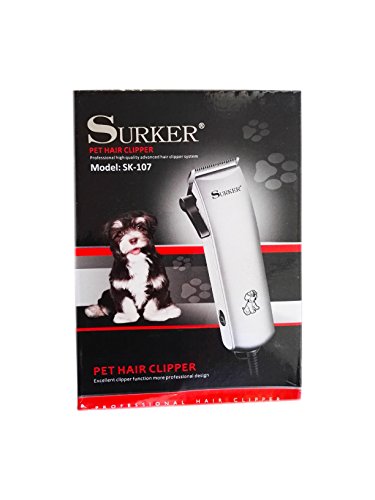 MAQUINA CORTAPELO PROFESIONAL PARA ANIMALES MASCOTAS SURKER SK-107