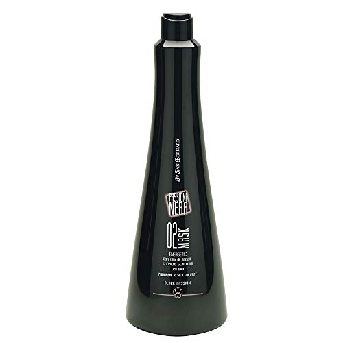 Máscara Passione Nera - Mascarilla para Perros - 1 L - Ayuda a Revitalizar Todo Tipo de Pelo - Efecto Energético y Revitalizante - Propiedades Antioxidantes - IV San Bernard