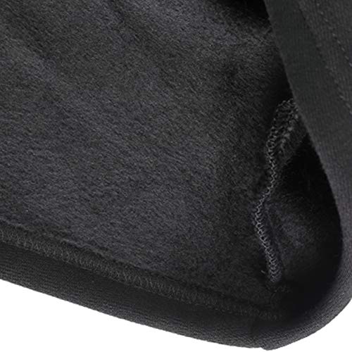 Meioro Sudaderas con Capucha de Perro Ropa Abrigada para Perros Ropa Deportiva para Mascotas de algodón Puro más Terciopelo Dog Hoodie (XXL, Negro)